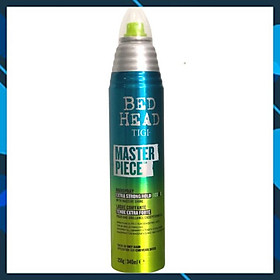 Keo xịt bóng tóc TIGI Bed Head Masterpiece shine hairspray giữ nếp cứng vừa Mỹ (300ml)