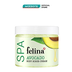 Kem Tẩy Da Chết Felina Avocado Body Scrub Cream 400g