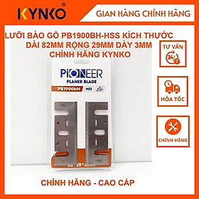 Mua LƯỠI BÀO GỖ CHÍNH HÃNG KYNKO PB1900BH KÍCH THƯỚC DÀI 82MM RỘNG 29MM DÀY 3MM (vỉ 2 lưỡi)