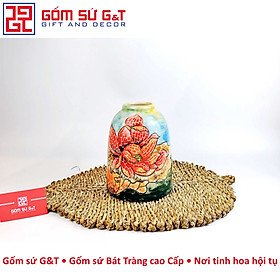 Mua Lọ hoa chuông sen cầm Gốm Sứ G&T