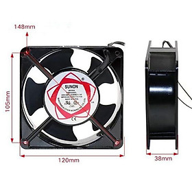 Mua Quạt Tản Nhiệt AC220V SUNON 12x12x4Cm DP200A  Quạt Hút Gió Vuông  Thông Gió  Tản Nhiệt  Hút Mùi