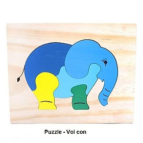 Bộ tranh ghép 13 loài động vật | Puzzle Animal 20x25cm - Phần 1