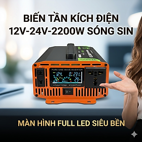 Mua Biến Tần Kích Điện ST 2200W – Inverter 12V/24V Lên 220V Công Suất Lớn  Bền Bỉ  ĐÈN TRANG TRÍ