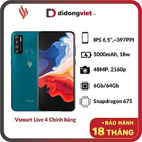 Điện Thoại Vsmart Live 4 (6GB/64GB) - Hàng Chính Hãng