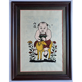 TRANH DÂN GIAN ĐÔNG HỒ -TÍCH CỔ ( Khổ 48*63cm)