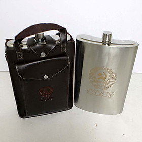 Bình rượu inox cccp cao cấp 3l - tặng kèm phễu inox