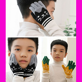 Găng tay len cho bé từ 3-6 tuổi - GT012