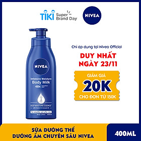 Sữa Dưỡng Thể Dưỡng Ẩm Chuyên Sâu Nivea 80204 (400ml)