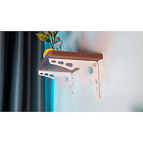 Mua Giá để kệ  eke chữ L hoa văn treo tường chính hãng 15x20cm (bộ 2 chiếc)