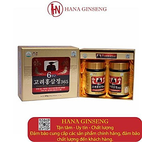 Cao 365 THƯỢNG HẠNG CAO SÂM Hàn Quốc hộp 4 lọ