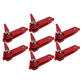 7pcs Padded Heavy Tension Snap Release Clip for Weight, Planer Board, Kite