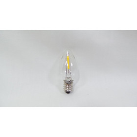 Bóng đèn led Edison giả sợt đốt trái ớt, cà na 1w, đuôi E12 (trong as vàng, trong as trắng, vàng as vàng)