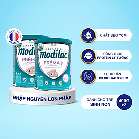 Combo 2 Sữa bột Modilac Préma 400g