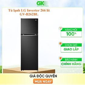 Tủ lạnh LG Inverter GV-B262BL 266L - Chỉ giao HCM