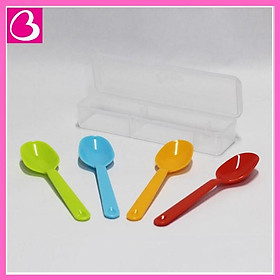 Mua Set 4 Muỗng Thìa nhựa Picnica Nhật Bản kèm hộp cho bé
