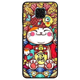 Ốp lưng dành cho Xiaomi Redmi Note 9s / Redmi Note 9 Pro / Redmi Note 9 Pro Max - Mèo Đội Cá