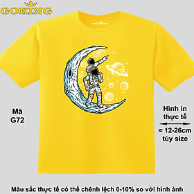 Cha & Con, mã G72. Áo thun hàng hiệu Goking, form unisex cho nam nữ, trẻ em, bé trai gái. Áo phông in đẹp, quà tặng cao cấp cho gia đình, cặp đôi, doanh nghiệp, hội nhóm