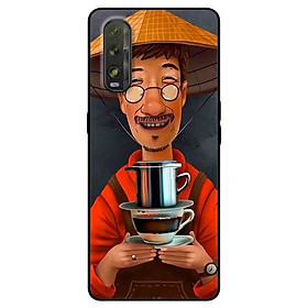 Ốp lưng dành cho Oppo Find X2 mẫu Cà Phê Phin