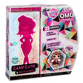 Đồ Chơi Búp bê thời trang O.M.G Giáng sinh- Camp & Babe LOL SURPRISE 570257E7C