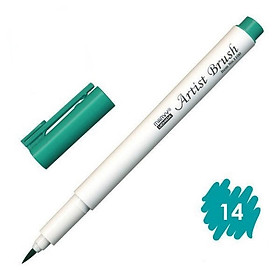 Bút lông đầu cọ viết calligraphy Marvy Artist Brush 1100 - Turquoise (14)