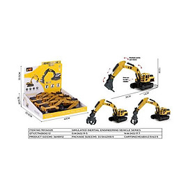 Mô hình 1 xe tải kỹ thuật chạy đà 901345ZE – Mô hình xe công trình quán tính, 1 xe