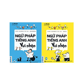 Combo Học Ngữ Pháp Tiếng Anh Thật Dễ Dàng ( Ngữ Pháp Tiếng Anh Vui Nhộn - Beginners + Ngữ Pháp Tiếng Anh Vui Nhộn - Basic ) tặng kèm bookmark