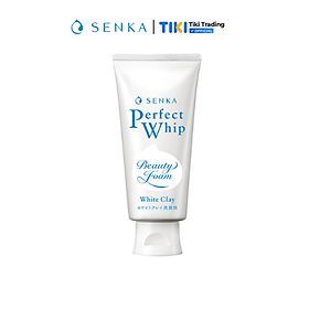 Sữa Rửa Mặt Tạo Bọt Chiết Xuất Đất Sét Trắng Senka Perfect White Clay New 14840 (120g)