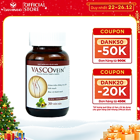 Viên Uống Hỗ Trợ Điều Trị Bệnh Suy Giãn Tĩnh Mạch Vascovein...