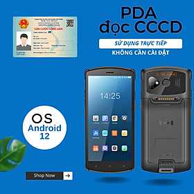 Hình ảnh Máy quét mã vạch PDA đọc được CCCD – Máy kiểm kho PDA Android 12 – Máy PDA JK01 (Hàng chính hãng)