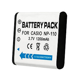 Mua Pin Casio NP-110 3.7v 1200mAh Cho Máy Ảnh EX-Z2300 EX-FC200S CNP110 .. NP 110 NP 160 - Hàng Nhập Khẩu