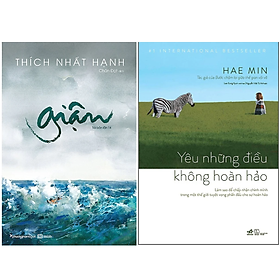 Combo 2Q: Giận - Thích Nhất Hạnh + Yêu Những Điều Không Hoàn Hảo - Hae Min (Tủ Sách Chữa Lành Tâm Hồn)