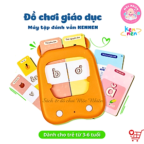 Máy Đọc Thẻ KENNEN, Máy Tập Đánh Vần ken nen, Máy Đọc Thơ Cho Bé Từ 3 Đến 6 Tuổi (Kèm Bộ 113 Thẻ)