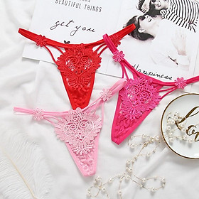 Quần lót ren nữ - Quần chíp lọt khe nữ - Quần chíp sexy nữ C4 - Quần lọt khe xẻ dáy nữ - quần lọt khe dây nữ