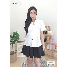 ÁO SƠ MI CỔ VEST D1700