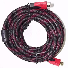 Mua Cáp HDMI Dây Tròn lưới dài 10 mét Chuẩn 1.4V chống nhiễu - HDMI to HDMI 2 đầu đực