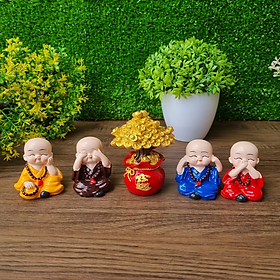 Mua Bộ Tứ Không đeo chuỗi kèm cây kim tiền 8cm