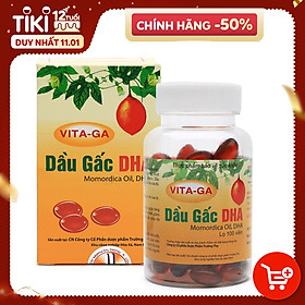 Thực phẩm chức năng Dầu gấc bổ mắt DHA Vita-Ga