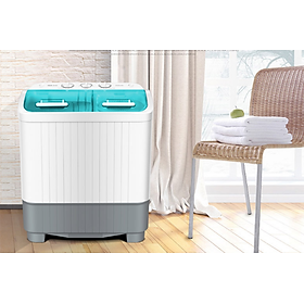 Mua Máy giặt mini AUX 2 lồng giặt bán tự động giặt 5.6kg - máy giặt đồ trẻ em