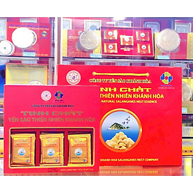 Hình ảnh TINH CHẤT YẾN SÀO THIÊN NHIÊN KHÁNH HÒA - HỘP 30 GÓI 5 GRAM