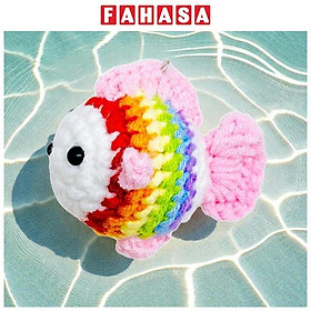 Móc Khoá Len Thủ Công Hình Cá - Mẫu 2