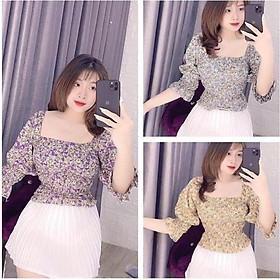 Áo kiểu nữ nhún ngực siêu đẹp