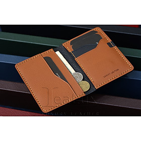 Ví Đựng Thẻ Nam Nữ Da Epsom Handmade Lealux Mini Epsom Wallet 1