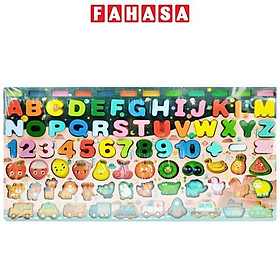 Bảng Học Tập Đa Năng Bằng Gỗ - Đếm Số Và Câu Cá - Tùng Phát G-98