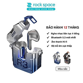 Tai nghe bluetooth không dây nhét tai TWS Rockspace Steampunk R3 nghe nhạc lên đến 24h hàng chính hãng bảo hành 12 tháng