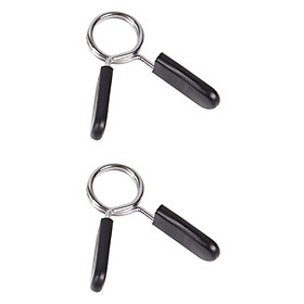 2Pcs Steel Barbell Spring Clamp Clips Quick Lock Collar Hardware Accessories