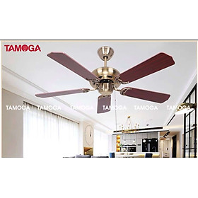 Mua Đèn quạt trần phòng khách 5 cánh gỗ TAMOGA BAE 2070