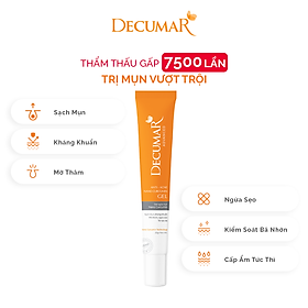 Gel ngừa mụn viêm thâm đầu đen Decumar Advanced 20 gr hoàn toàn mới