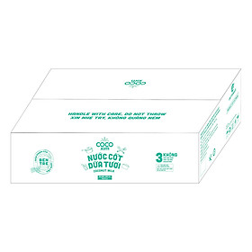 Thùng 24 Lon Nước Cốt Dừa Tươi Cocoxim (400ml X Lon)