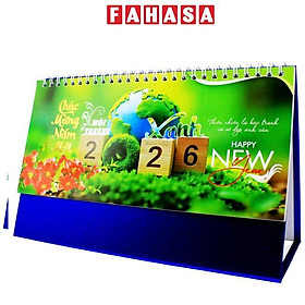 Lịch Để Bàn Chữ A - Môi Trường Xanh - NST 76A