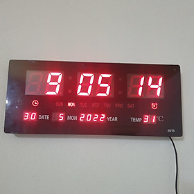 (Chính hãng) Đồng hồ led vạn niên treo tường đa năng có báo nhiệt độ kỹ thuật số mẫu mới